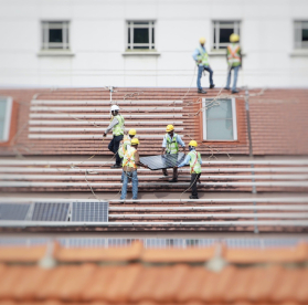 Installation de panneaux photovoltaïques